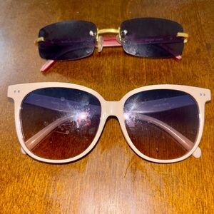 Stylish Cream Sunglasses